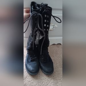 Mossimo supply Co.  boots black combat style boots